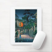 Tapis De Souris Pluie orientale fraîche de rue de nuit de (Avec souris)