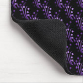Tapis De Souris Plum violet luxueux Glam Mousepad (Coin)