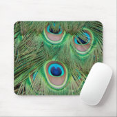 Tapis De Souris Plumage de paon (Avec souris)
