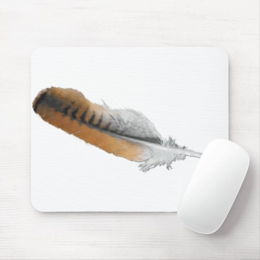Tapis De Souris plume de faucon de Rouge-queue (Avec souris)