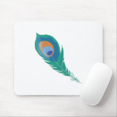 Tapis De Souris Plume de paon (Avec souris)