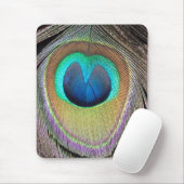 Tapis De Souris plume de paon (Avec souris)