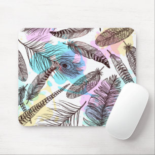 Tapis De Souris Plume de paon