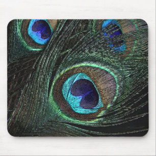 Tapis De Souris Plume Mousepad de paon