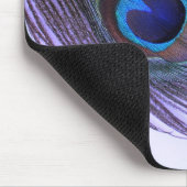 Tapis De Souris Plume pourpre 2 de paon (Coin)