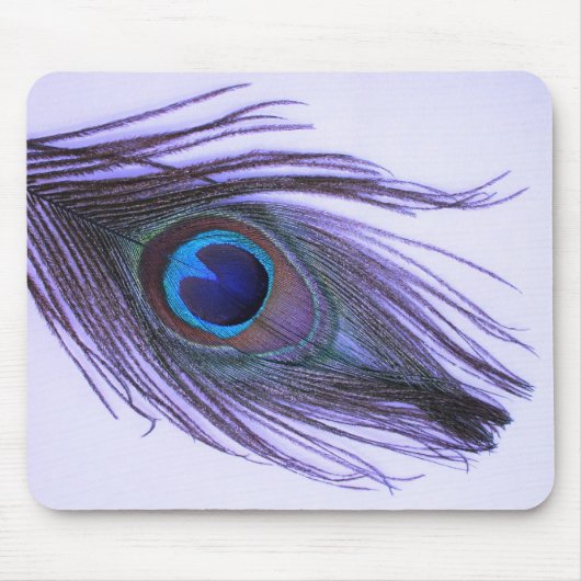 Tapis De Souris Plume pourpre 2 de paon (Devant)