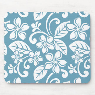 Tapis De Souris PLUMÉRIE DE L'ÎLE (BLEU D'ESCLAT) Mousepad