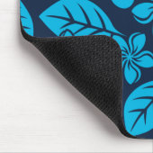 Tapis De Souris PLUMÉRIE DE L'ÎLE (Bleu x 2) (Coin)