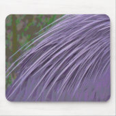 Tapis De Souris Plumes Bleu Lavande (Devant)
