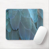 Tapis De Souris Plumes bleues (Avec souris)