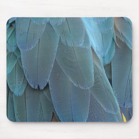 Tapis De Souris Plumes bleues (Devant)