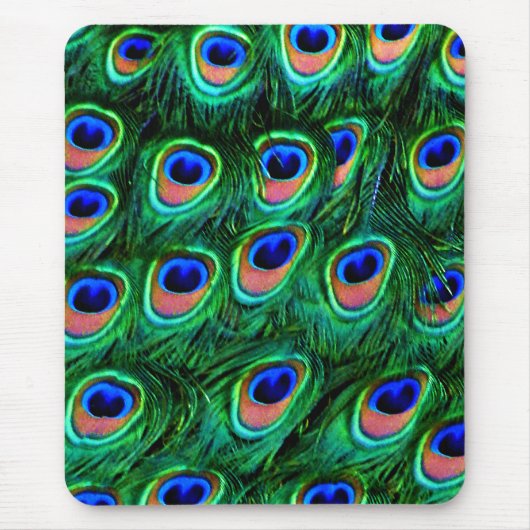 Tapis De Souris Plumes de paon_ (Devant)