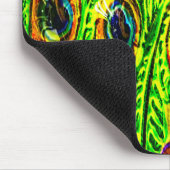 Tapis De Souris Plumes de paon (Coin)