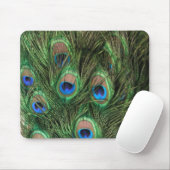 Tapis De Souris Plumes de paon Pad (Avec souris)