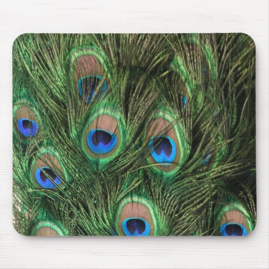 Tapis De Souris Plumes de paon Pad (Devant)