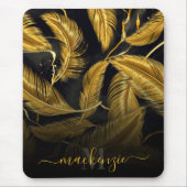 Tapis De Souris Plumes d'or (Devant)