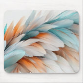 Tapis De Souris Plumes pastel doux (Devant)