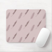 Tapis De Souris Plumes roses (Avec souris)