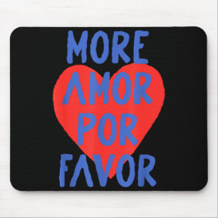 Tapis De Souris Plus d'amour R faveur Cœur rouge Mignon Citation d