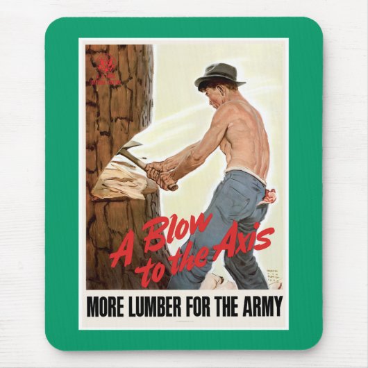 Tapis De Souris Plus de bois pour l'armée (Devant)