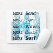 Tapis De Souris Plus de vie sur la plage (Avec souris)
