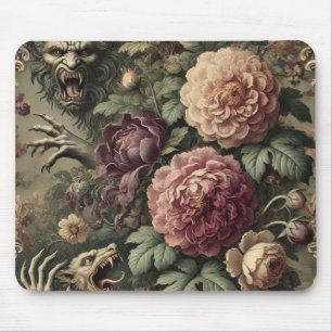 Tapis De Souris Plus fort que des fleurs - gothique victorien