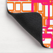 Tapis De Souris Plus Ouvert Rectangles Modernes Du Milieu Du Siècl (Coin)