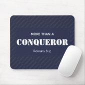 Tapis De Souris PLUS QU'UN CONQUÉRANT Chrétien Motivationnel (Avec souris)
