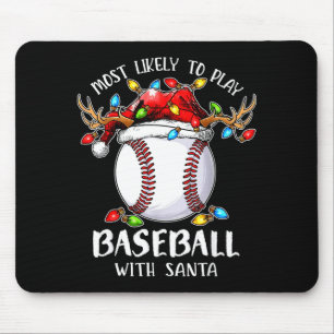 Tapis De Souris Plus susceptible de jouer au baseball avec le Père