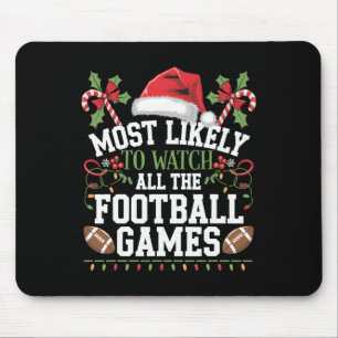 Tapis De Souris Plus Susceptible De Regarder Tous Les Matchs De Fo