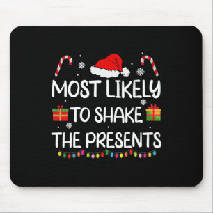 Tapis De Souris Plus susceptible de secouer les cadeaux de Noël en