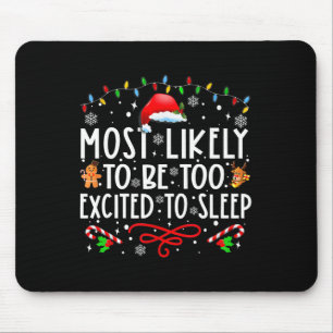 Tapis De Souris Plus susceptible d'être trop excité pour dormir Fa