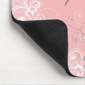 Tapis De Souris Plutôt Baroque Rose (Coin)