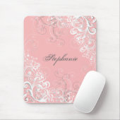 Tapis De Souris Plutôt Baroque Rose (Avec souris)