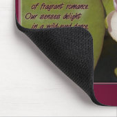 Tapis De Souris Plutôt rose Lily Flottant sur Lily Pad Photo (Coin)