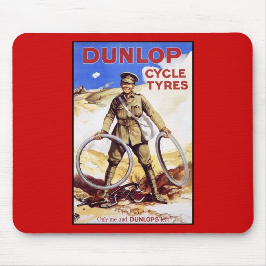Tapis De Souris Pneus de cycle de Dunlop (Devant)