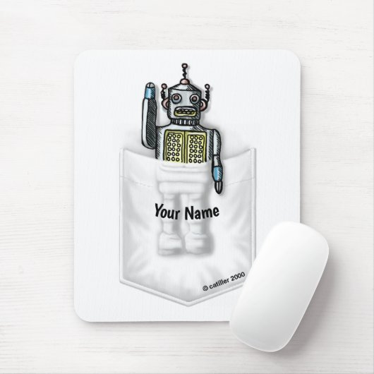 Tapis De Souris Pocket Robot pavé souris (Avec souris)
