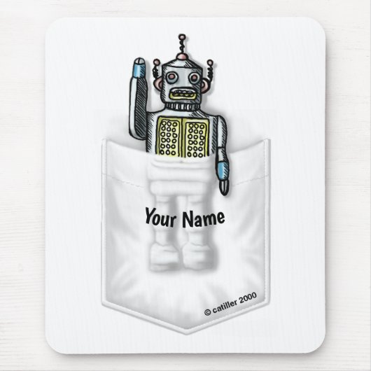 Tapis De Souris Pocket Robot pavé souris (Devant)