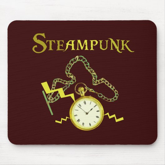 Tapis De Souris Pocketwatch Steampunk (Devant)