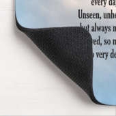 Tapis De Souris Poème "ainsi aimé" de libellule (Coin)