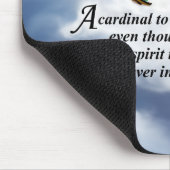 Tapis De Souris Poème commémoratif cardinal (Coin)