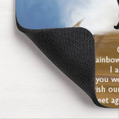 Tapis De Souris Poème commémoratif de pont en arc-en-ciel pour des (Coin)