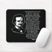 Tapis De Souris Poème d'Edgar Allan Poe SEUL (Avec souris)