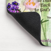 Tapis De Souris Poème du papillon 5x7 W, PraiseExpressions.Com (Coin)