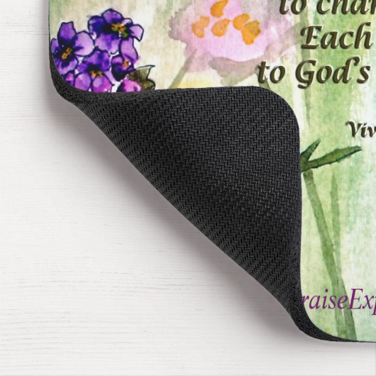 Tapis De Souris Poème du papillon 5x7 W, PraiseExpressions.Com (Coin)