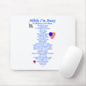 Tapis De Souris Poème militaire d'amour (Avec souris)