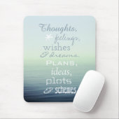 Tapis De Souris Poème Word Inspirant (Avec souris)