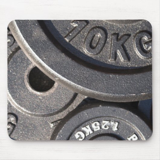 Tapis De Souris Poids de la salle de sport (Devant)