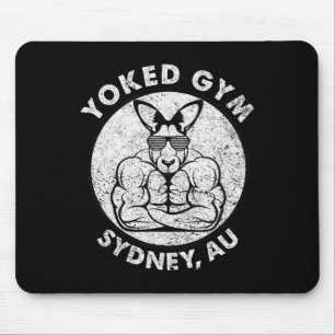 Tapis De Souris Poids Lift Yoked Gym Sydney Flex Muscle Kangaroo