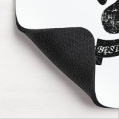 Tapis De Souris Poignée de chien détendue avec ruban (Coin)